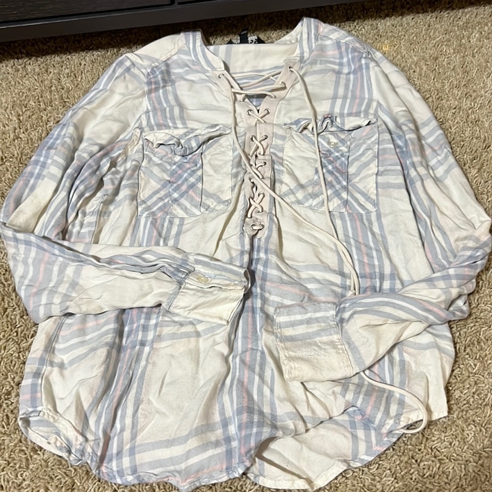 Plaid top